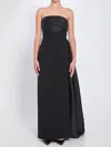 Solace London Women Kisnley Maxi Dress In Black In Black
