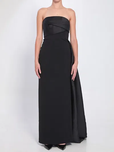 Solace London Kisnley Maxi Dress In Black