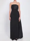 Solace London Women Kisnley Maxi Dress In Black In Black