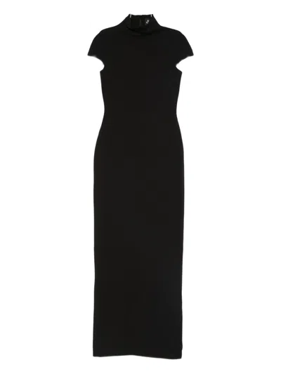 Solace London Lang Maxi Dress In Black