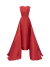 Solace London Larsen Maxi Dress In Red