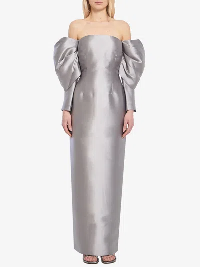 SOLACE LONDON LAYLAH LONG DRESS