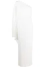 Solace London Lillia One-shoulder Maxi Dress In Beige