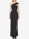 Solace London Lois Long Dress In Black
