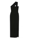 Solace London Lois Long Dress In Black