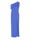Solace London The Lois Maxi Dress In Blue