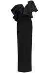 Solace London Long Cassia Dress In Black