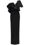 Solace London Long Cassia Dress In Black