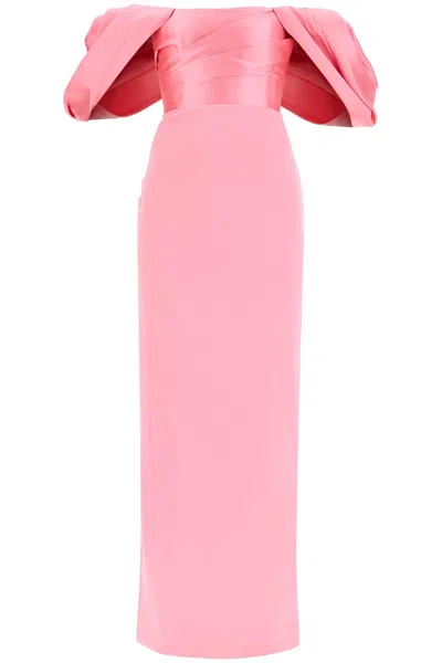 Solace London Long Sian Dress Women In Pink