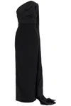 Solace London Yeva Gown In Black