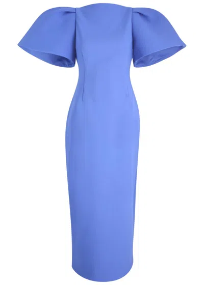 SOLACE LONDON SOLACE LONDON LORA CREPE MIDI DRESS