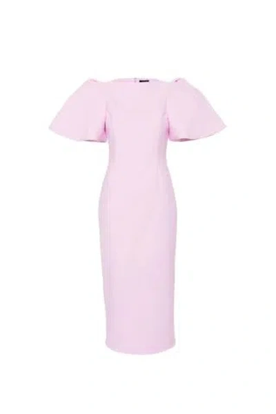 Solace London Lora Dress In Pink
