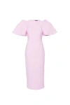 Solace London Lora Dress In Pink