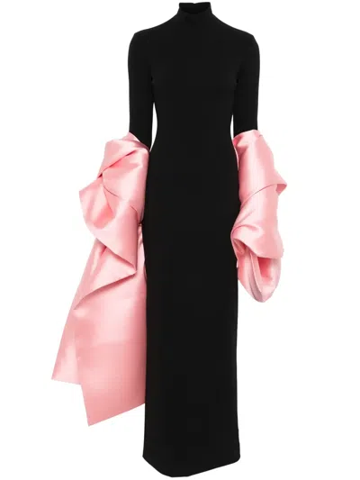 Solace London Lyana Maxi Dress In Black