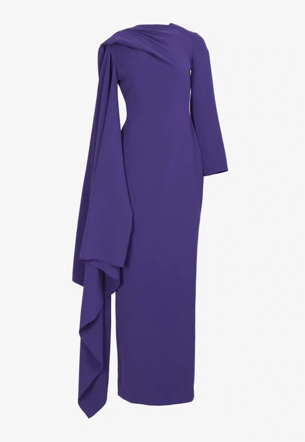 open lace back dress The Kae Maxi Dress in Purple