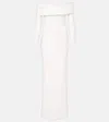 Solace London Lyla Crêpe Gown In White