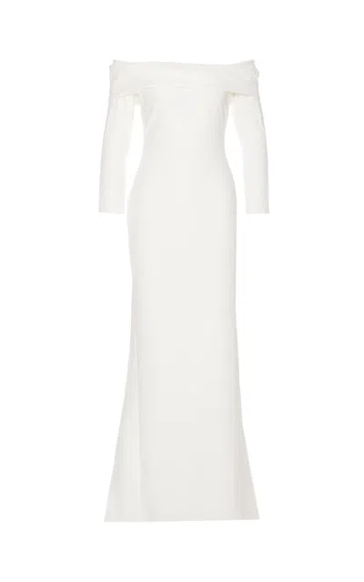 Solace London Lyla Maxi Dress In White