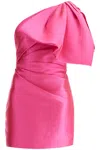 Solace London 'marcela' One-shoulder In Pink (fuchsia)