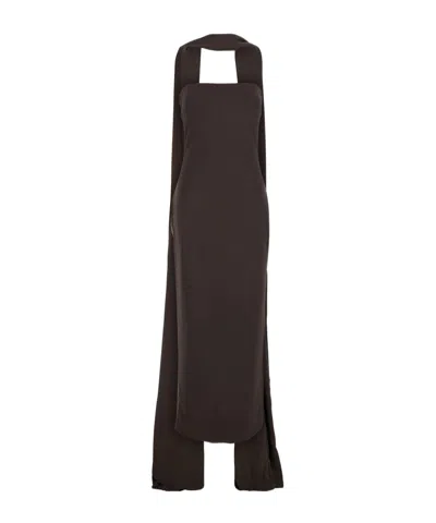Solace London Martine Shawl Detail Dress In Black