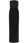 Solace London Afra Long Dress In Black