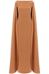 SOLACE LONDON MAXI DRESS SADIE WITH CAPE SLEEVES