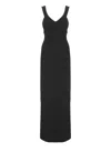 Solace London Nalani Crepe Maxi Dress In Multi