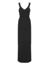 Solace London Nalani Crepe Maxi Dress In Multi