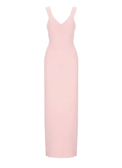 Solace London Maxi Nalani Dress In Pink