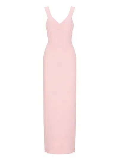 Solace London Maxi Nalani Dress In Pink