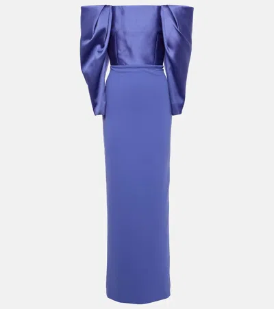 Solace London Melina Gown In Purple