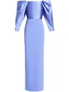Solace London Melina Maxi Dress In Purple