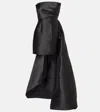 Solace London Meyer Satin Minidress In Black