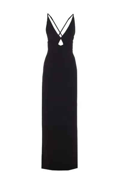 Solace London Milly Maxi Dress In Black