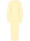 Solace London Mirabelle Maxi Dress In Yellow