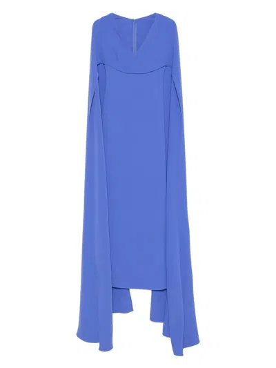 Solace London Morgan Maxi Dress In 蓝色