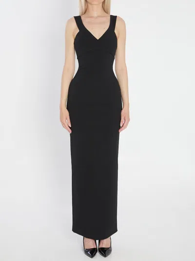 Solace London Nalani Maxi Dress In Black