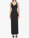 Solace London Nalani Crepe Maxi Dress In Multi
