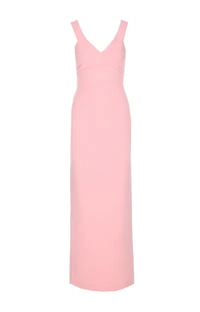 Solace London Nalani Maxi Dress In Pink
