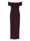 Solace London Nile Maxi Dress In Purple