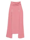 Solace London Nuri Midi Dress In Pink