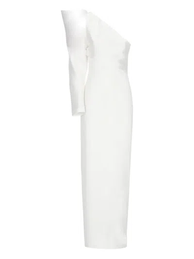 Solace London One-shoulder Dress In Multi