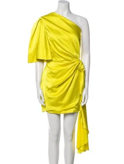 Pre-owned Solace London One-shoulder Mini Dress