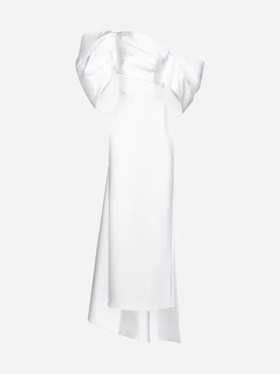 Solace London Raye Maxi Dress In Cream