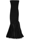 Solace London The Hani Asymmetric Dress In Black