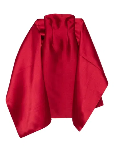 Solace London Renee Maxi Dress In Red