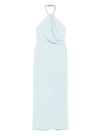 Solace London Riva Maxi Dress In Blue