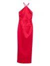 Solace London Riva Maxi Dress In Red