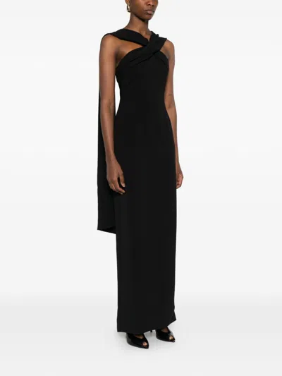Solace London Rona Maxi Dress In Black