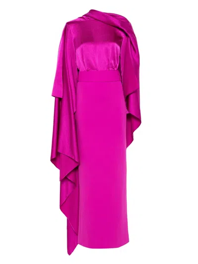 Solace London Rosalia Maxi Dress In Pink