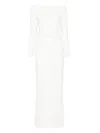 Solace London Sabina Maxi Dress In White